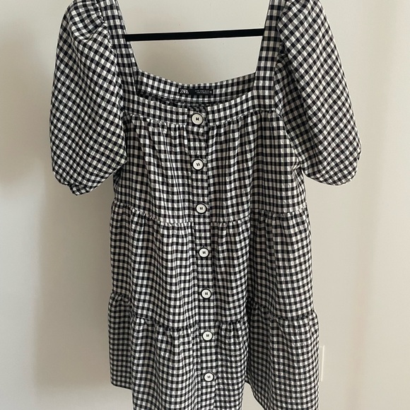 Zara Gingham Dress - Picture 1 of 3